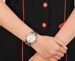 Fossil Women's Riley Stainless Steel Crystal-Accented Multifunction Quartz Watch - Image 5